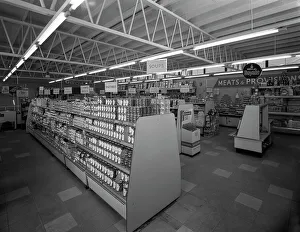 Barnsley Co-op, interior of the Jump Branch, near Barnsley, South Yorkshire, 1961 Barnsley Co-op, interior of the Jump Branch, near Barnsley, South Yorkshire, 1961