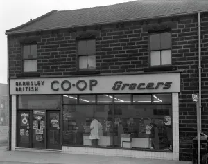 Barnsley Co-op, Park Road branch exterior, Barnsley, South Yorkshire, 1961. Artist Barnsley Co-op, Park Road branch exterior, Barnsley, South Yorkshire, 1961. Artist