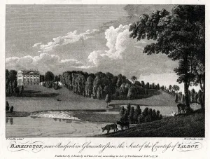 Barrington, near Burford in Gloucestershire, the Seat of the Countess of Talbot, 1776 Barrington, near Burford in Gloucestershire, the Seat of the Countess of Talbot, 1776