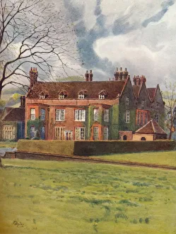 Barrow Green court, Oxted, 1913, (1914). Artist: James S Ogilvy Barrow Green court, Oxted, 1913, (1914). Artist: James S Ogilvy