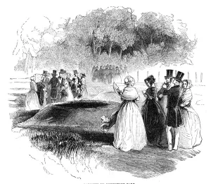 Barrows in Greenwich Park, 1844. Creator: Unknown Barrows in Greenwich Park, 1844. Creator: Unknown