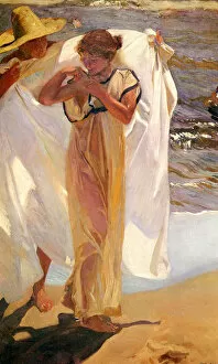 Sorolla Y Bastida Gallery: After the Bath, 1908. Artist: Joaquin Sorolla y Bastida