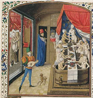 A Bathhouse. From Facta et dicta memorabilia by Valerius Maximus, ca 1470 A Bathhouse. From Facta et dicta memorabilia by Valerius Maximus, ca 1470