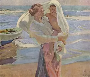 Sorolla Y Bastida Gallery: After Bathing, 1915, (1932). Artist: Joaquin Sorolla y Bastida