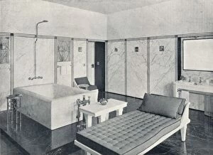 Belfries of Belgium and France Gallery: The Bathroom of the Stoclet Palace, Brussels, Belgium, c1914
