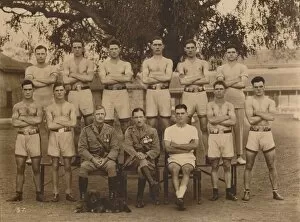 British Historical And Art Gallery: The Battalion Boxing Team of the First Battalion, The Queens Own Royal West Kent Regiment. Poona, I