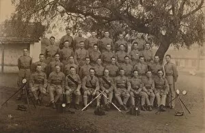 The Battalion Signallers of the First Battalion, The Queens Own Royal West Kent Regiment. Poona, In