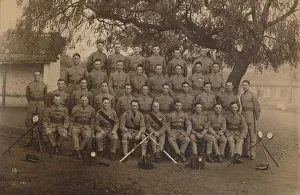 British Historical And Art Gallery: The Battalion Signallers of the First Battalion, The Queens Own Royal West Kent Regiment. Poona, In