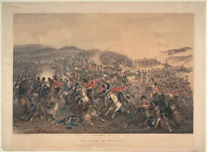 The Battle of Balaclava on 25 October 1854, 1855. Artist: Norie, Orlando (1832-1901) The Battle of Balaclava on 25 October 1854, 1855. Artist: Norie, Orlando (1832-1901)
