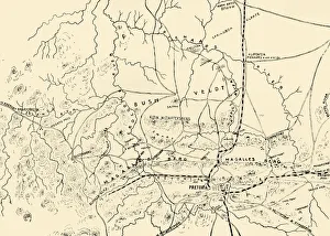 The Battlefields of Pretoria. (From a personal survey)., 1901. Creator: Unknown The Battlefields of Pretoria. (From a personal survey)., 1901. Creator: Unknown