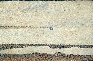 Uninhabited Gallery: Beach at Gravelines, 1890. Artist: Georges-Pierre Seurat