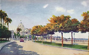 Beira Gallery: The Beautiful Beira Mar Drive - approaching the Magnificent Monroe Palace, 1914