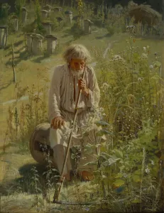 Beekeeper, 1872. Artist: Kramskoi, Ivan Nikolayevich (1837-1887) Beekeeper, 1872. Artist: Kramskoi, Ivan Nikolayevich (1837-1887)