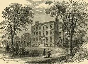Belsize House in 1800, (c1876). Creator: Unknown Belsize House in 1800, (c1876). Creator: Unknown