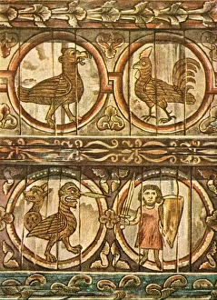 Bestiary ceiling, Metz, France, (1928). Creator: Unknown Bestiary ceiling, Metz, France, (1928). Creator: Unknown