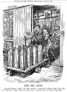 The Big Push, 1916. Artist: Leonard Raven-Hill The Big Push, 1916. Artist: Leonard Raven-Hill