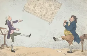 Billy Lackbeard and Charley Blackbeard playing at Football, February 7, 1784 Billy Lackbeard and Charley Blackbeard playing at Football, February 7, 1784