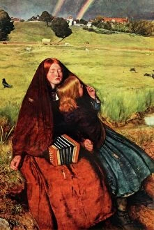 Russell Collection: The Blind Girl, 1856, (1948). Creator: John Everett Millais