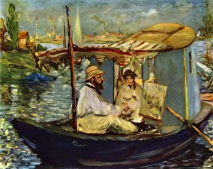 The Boat, 1874, (1937). Creator: Edouard Manet The Boat, 1874, (1937). Creator: Edouard Manet