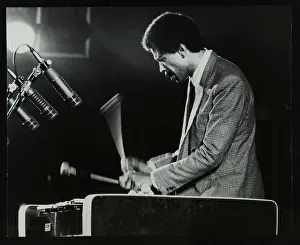 Bobby Hutcherson playing the vibraphone at the Bracknell Jazz Festival, Berkshire, 1983 Bobby Hutcherson playing the vibraphone at the Bracknell Jazz Festival, Berkshire, 1983
