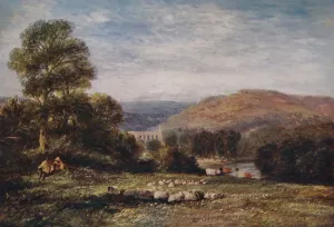 Bolton Abbey, 1850. Artist: David Cox the elder Bolton Abbey, 1850. Artist: David Cox the elder
