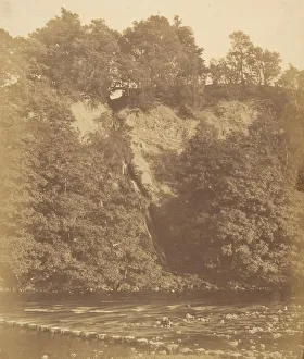 Bolton Priory. The Stepping Stones, 1850s. Creator: Joseph Cundall Bolton Priory. The Stepping Stones, 1850s. Creator: Joseph Cundall