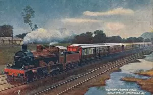 Poona Gallery: Bombay-Poona Mail, Great Indian Peninsula Railway, c1900