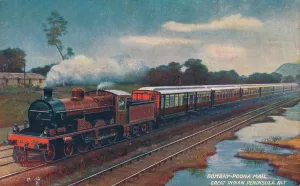 Poona Gallery: Bombay-Poona Mail, Great Indian Peninsula Railway, c1900