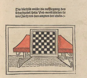 The Book of Chess, 1483. Creator: Jacobus de Cessolis The Book of Chess, 1483. Creator: Jacobus de Cessolis