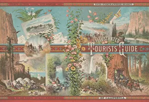 Wellingtonia Gallery: Book cover to an Illustrated Tourist Guide of Noted Summer & Winter Resorts of Cali