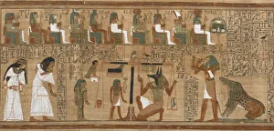 The Book of the Dead, Papyrus of Ani. The Hall of Judgment, ca 1250 BC The Book of the Dead, Papyrus of Ani. The Hall of Judgment, ca 1250 BC