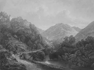 Allerdale Gallery: Borrowdale, c19th century. Artist: John LeConte