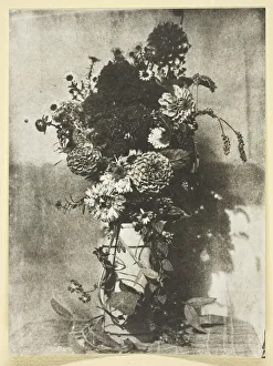 Bouquet de Fleurs, 1842/50, printed 1965. Creator: Hippolyte Bayard Bouquet de Fleurs, 1842/50, printed 1965. Creator: Hippolyte Bayard