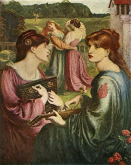 The Bower Meadow, 1850-1872, (c1912). Artist: Dante Gabriel Rossetti The Bower Meadow, 1850-1872, (c1912). Artist: Dante Gabriel Rossetti