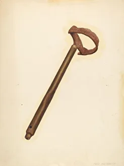 Branding Iron, c. 1939. Creator: Fred Hassebrock Branding Iron, c. 1939. Creator: Fred Hassebrock