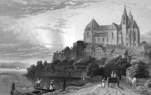 Breisach am Rhein, Germany, 19th century.Artist: J Rolph Breisach am Rhein, Germany, 19th century.Artist: J Rolph
