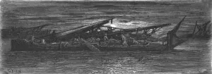 Panoramic Photography Gallery: Between Bridges, 1872. Creator: Gustave Doré