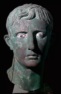 Gaze Gallery: Bronze head of Augustus, Roman, from Meroe, Sudan, c27-c25 BC
