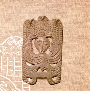 Bronze Plaque related to Shamanism and Magic, Kama River Area, USSR Bronze Plaque related to Shamanism and Magic, Kama River Area, USSR
