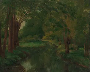 Prints of A Brook in a Clearing (possibly Brook, Valley of Fontcouverte; Study ), probably 1862 Gustave Courbet Prints: A Brook in a Clearing, Print, 1862