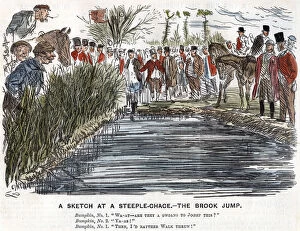 The Brook Jump, 1863