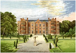 Burton Agnes Hall, Worcestershire, home of Baronet Boynton, c1880 Burton Agnes Hall, Worcestershire, home of Baronet Boynton, c1880