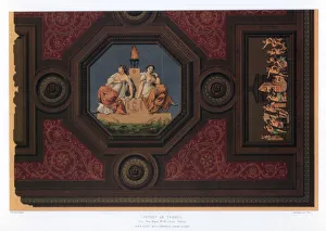 Cabinet de Travail, Paris, 19th century.Artist: F Durin Cabinet de Travail, Paris, 19th century.Artist: F Durin