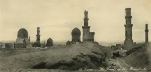 Panoramic Photography Gallery: Cairo - The Tombs of the Mamelouks, c1918-c1939. Creator: Unknown