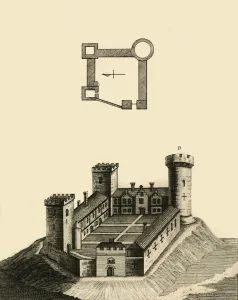 Cambridge Castle, c1783. Creator: Unknown Cambridge Castle, c1783. Creator: Unknown