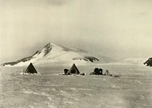 Ernest Shackleton Prints: The Camp Below The Cloudmaker. c1908, (1909)