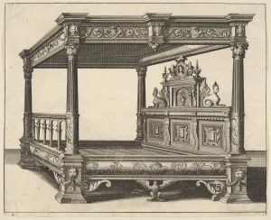Canopy Bed from Verscheyden Schrynwerck (...) ['Plusieurs Menuiseries ( Canopy Bed from Verscheyden Schrynwerck (...) ['Plusieurs Menuiseries (