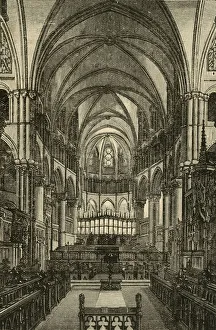 Prints of Canterbury Cathedral - The Choir, 1898 Canterbury Prints: Canterbury Cathedral Choir Print, 1898