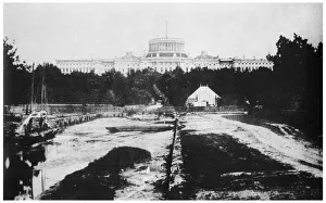 The Capitol without its dome, Washington DC, USA, c1858 (1955) The Capitol without its dome, Washington DC, USA, c1858 (1955)