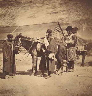 Captain Burnaby of the Grenadier Guards, 1855. Creator: Roger Fenton Captain Burnaby of the Grenadier Guards, 1855. Creator: Roger Fenton